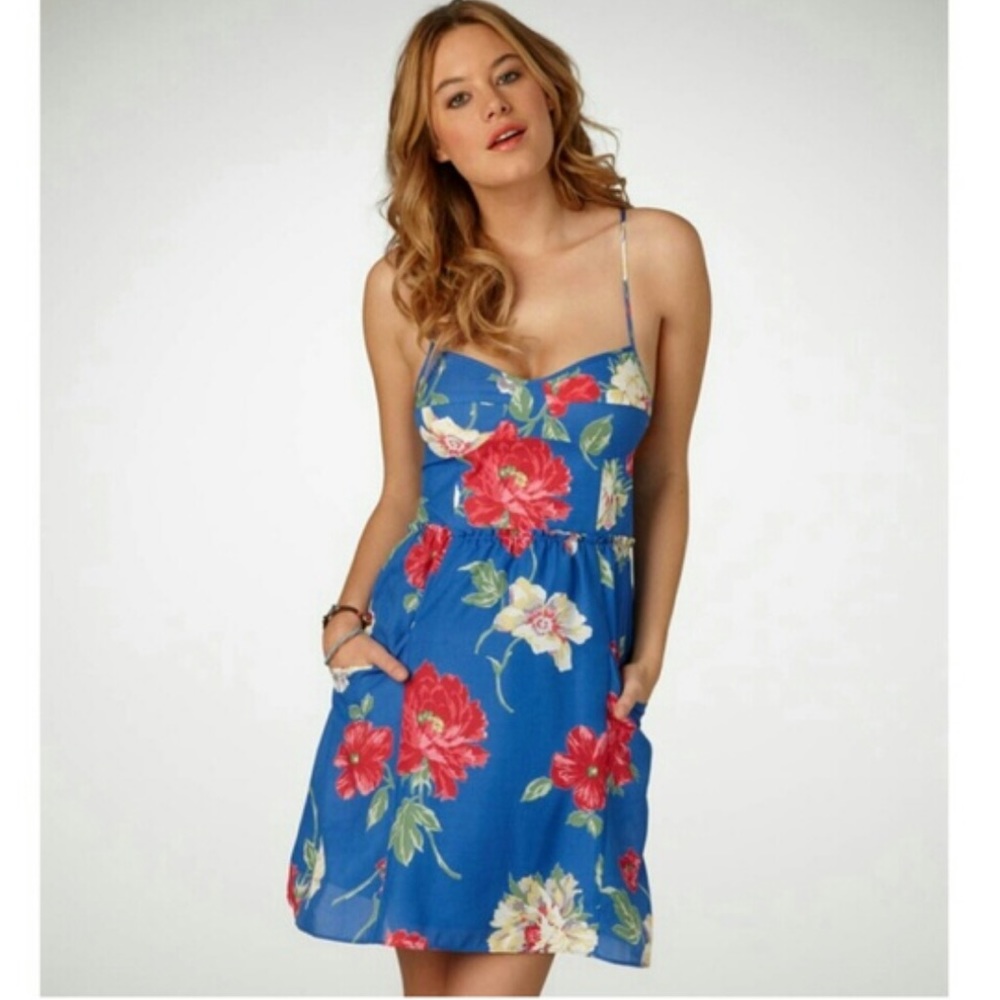 American Eagle Floral Corset Sundress Size Small